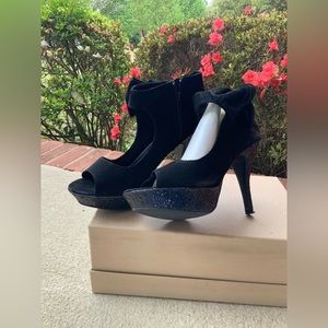 Black Suede Shoes  $25.00